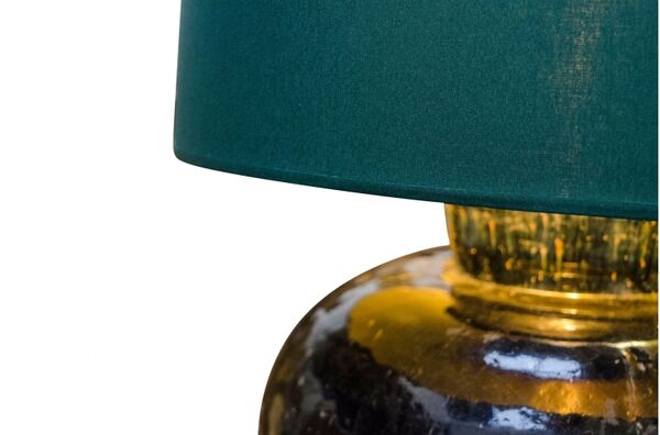 Vaaslamp antiek medium green