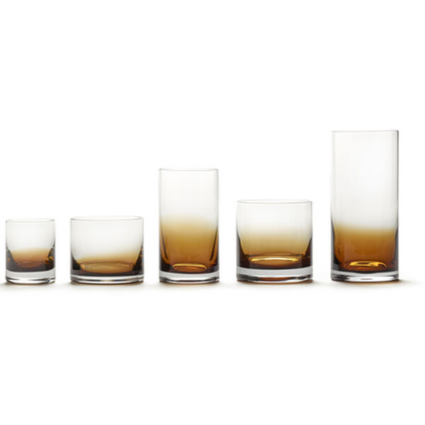 Zuma shotglas amber by Kelly Wearstler - set van 4