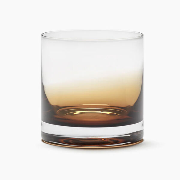 Zuma whiskyglas amber by Kelly Wearstler - set van 4