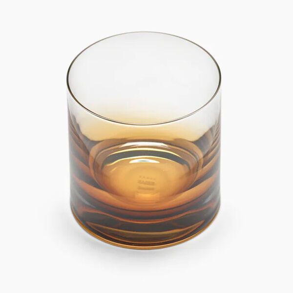 Zuma whiskyglas amber by Kelly Wearstler - set van 4