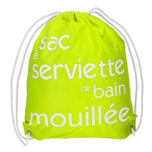 Zwemtas fluo yellow small