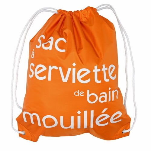 Zwemtas orange large
