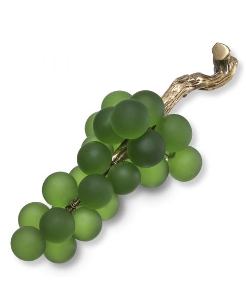 Object French Grapes green brass finish