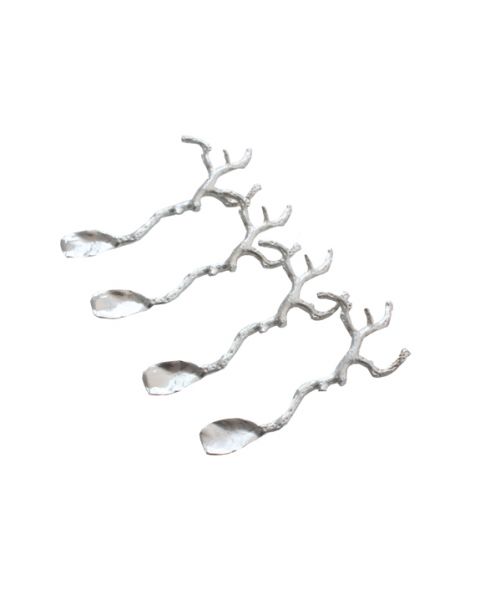 Coral spoon set van 4 