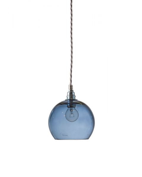 Bollamp glas deep blue 15,5 cm