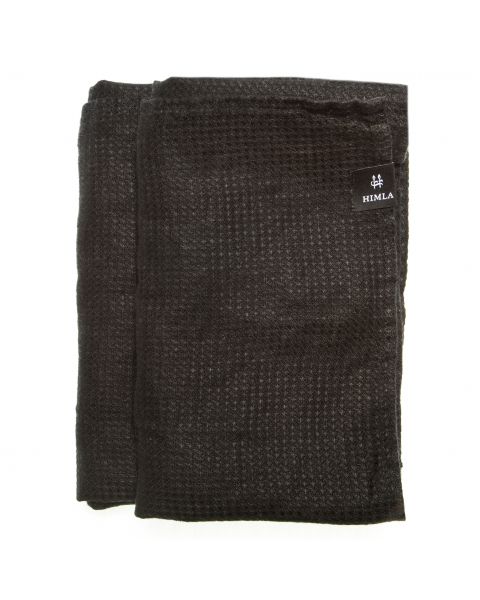 Fresh laundry handdoek black 135x70 cm